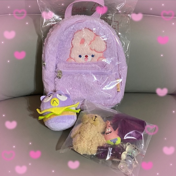 fuzzy bunny backpack